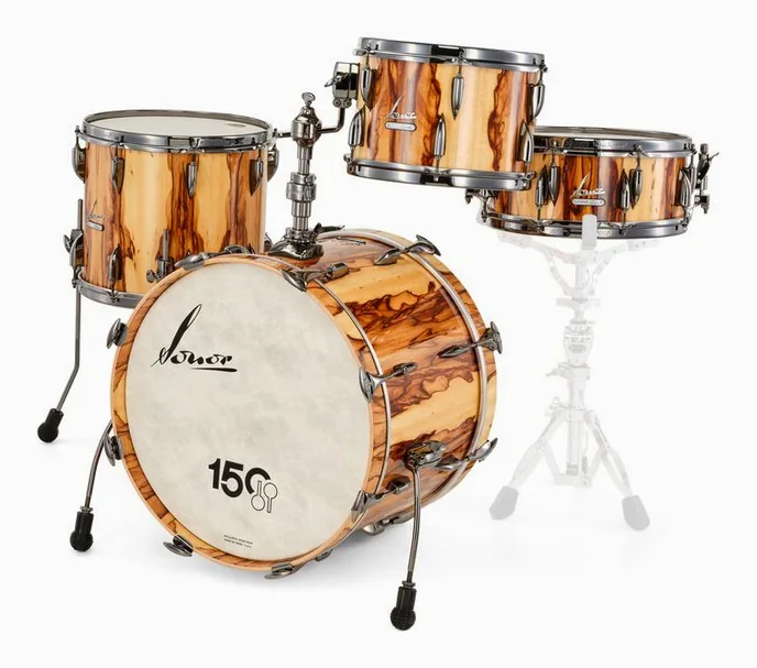 Sonor 150th Craftsmen's Set #AFM, vue de face