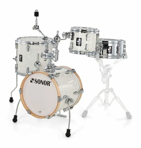 Sonor AQ2 Martini Set WHP, de face sur fond neutre