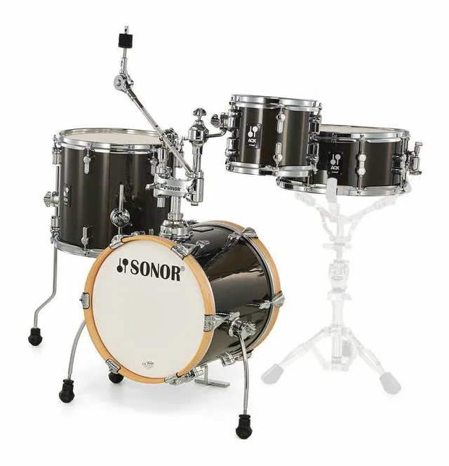 Sonor AQX Micro Set BMS, de face sur fond neutre