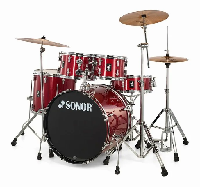 Sonor AQX Stage Set RMS, vue de face