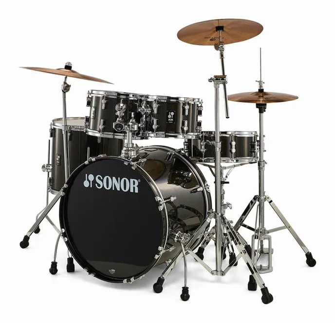 Sonor AQX Studio Set BMS, de face sur fond neutre