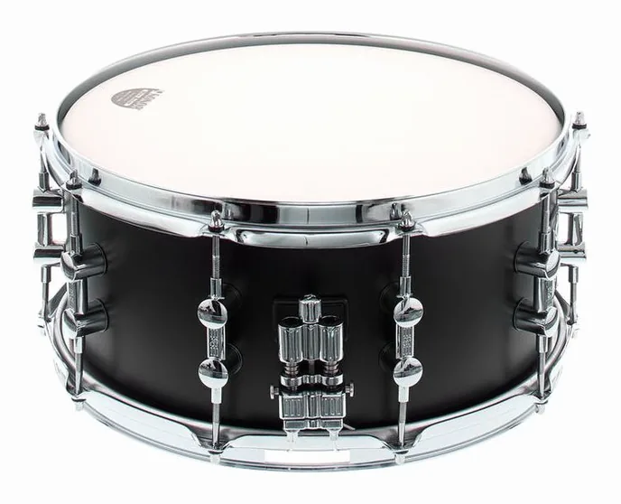 Sonor SQ1 14"x6,5" Snare GT Black, vue de face, photo 2