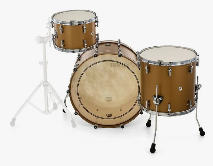 Sonor SQ1 Rock GT Satin Gold Metal., vue de face, photo 4