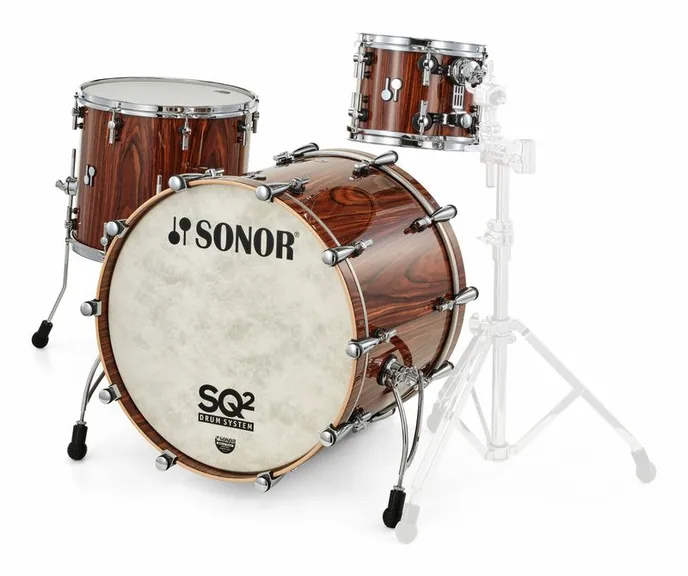 Sonor SQ2 1up 1down Rosewood, vue de près, de face