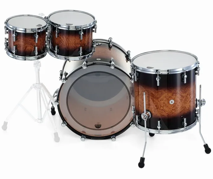 Sonor SQ2 Beech Walnut Brown Burst, vue de dessus, photo 4