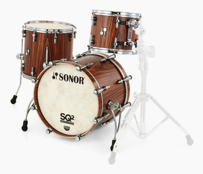 Sonor SQ2 Jazz Maple Rosewood, de face sur fond neutre