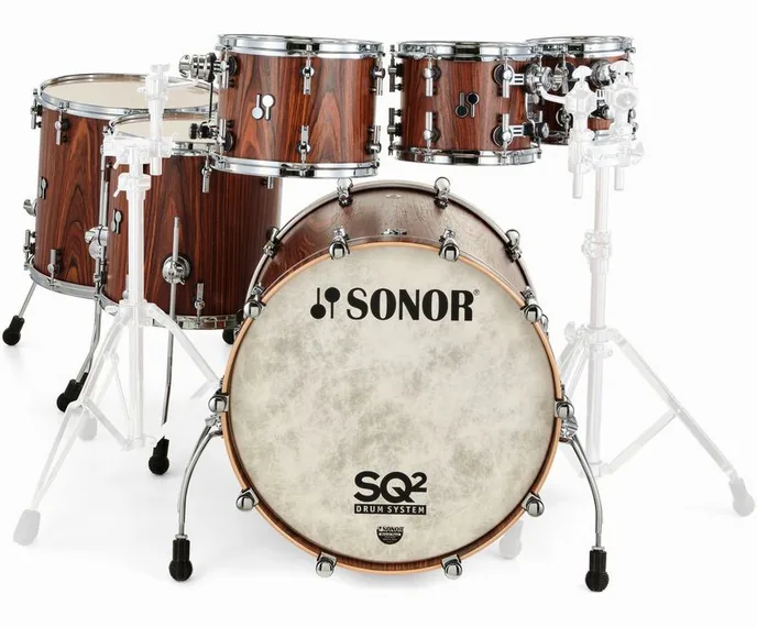 Sonor SQ2 Rock Palisander Replica, vue de face, photo 2