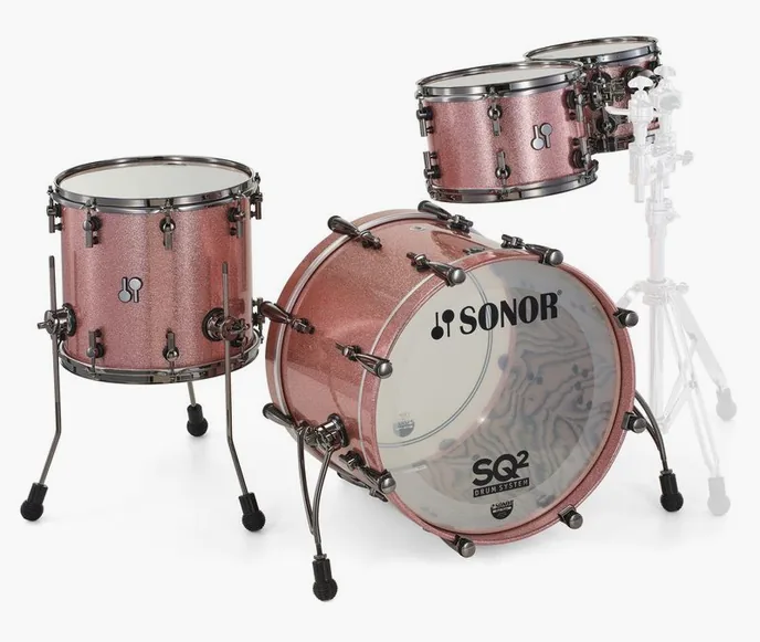 Sonor SQ2 Set 20 Beech Copper Spkl., vue de trois quarts, photo 3
