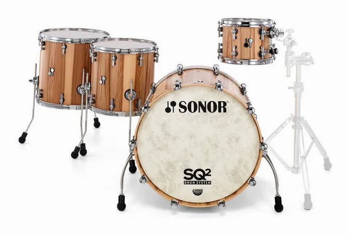 Sonor SQ2 Set Beech American Walnut, vue de face, photo 2