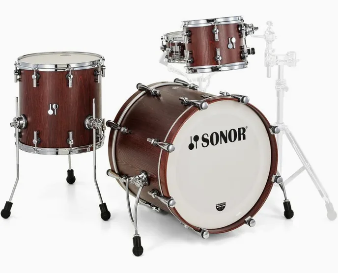 Sonor SQ2 Set Maple 1up1down Walnut, vue de près, photo 3