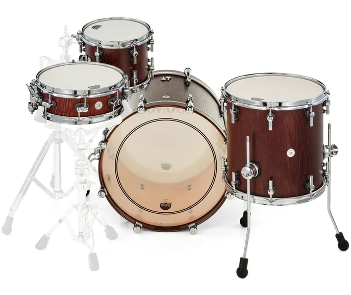 Sonor SQ2 Set Maple 1up1down Walnut, vue de trois quarts, photo 4