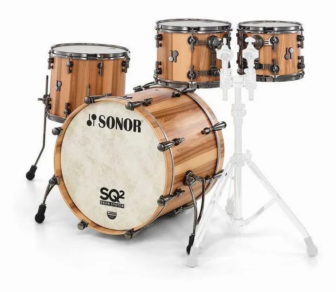Sonor SQ2 Set Maple Studio AW, vue de près, de face
