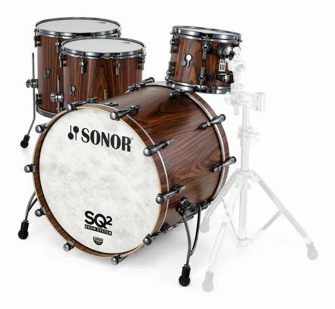 Sonor SQ2 Shell Set Beech Vintage, vue de face