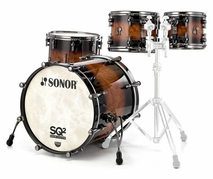 Sonor SQ2 Shell Set Maple, vue de face
