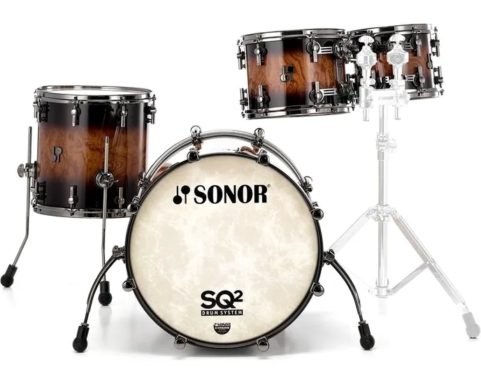 Sonor SQ2 Shell Set Maple, sur fond neutre, photo 2