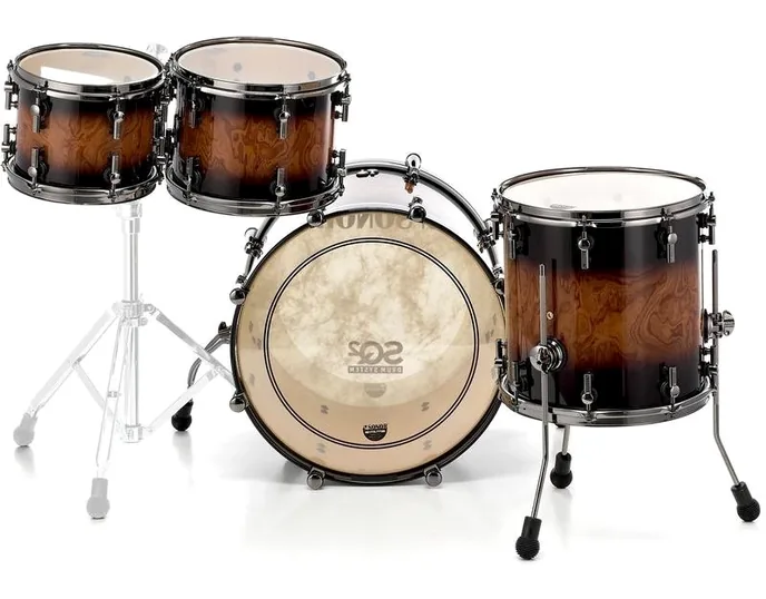 Sonor SQ2 Shell Set Maple, sur fond neutre, photo 4