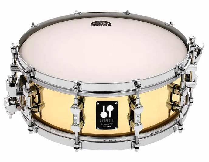 Sonor SY405MS Symphony Snare T70, vue de près, de face