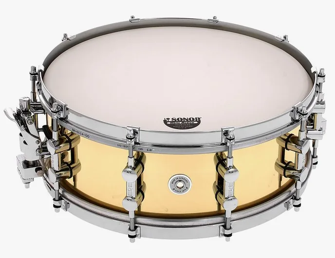 Sonor SY405MS Symphony Snare T70, vue de trois quarts, photo 4