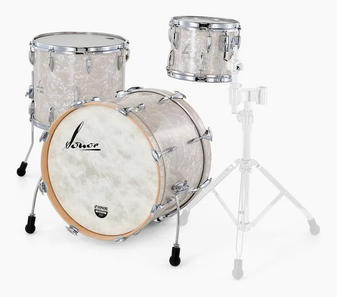 Sonor Vintage Benny Greb Shell Set, vue de près, de face