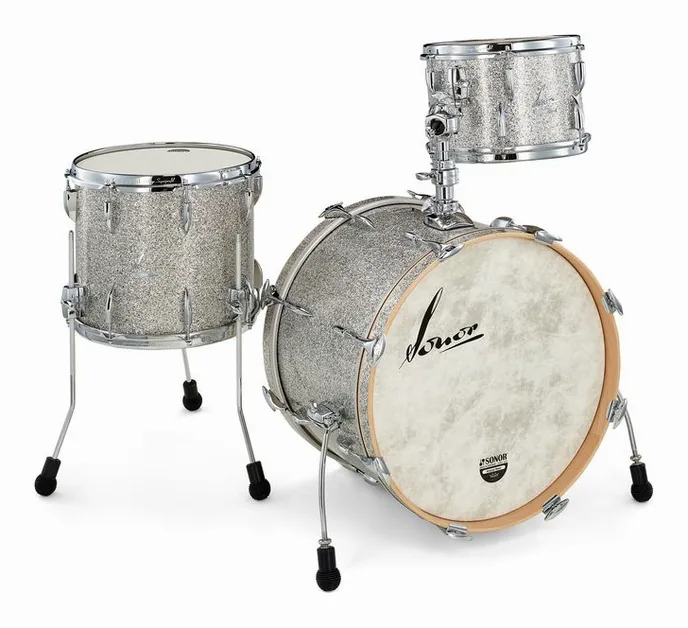 Sonor Vintage Three20 Silver WM, sur fond neutre, photo 3