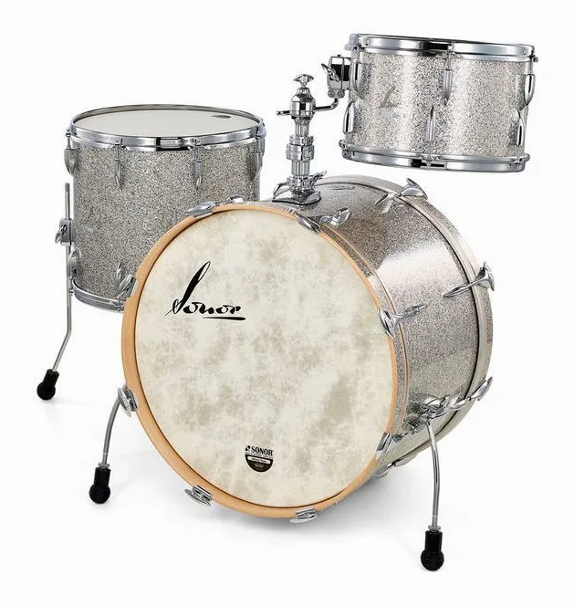 Sonor Vintage Three22 Silver WM, sur fond neutre