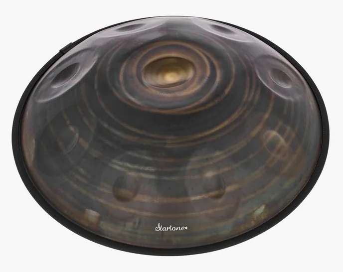 Startone Handpan D-Celtic/Amara 432 CD, vue de près, de face