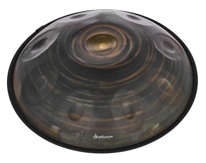 Startone Handpan D Kurd A=432Hz CD, vue de près, de face