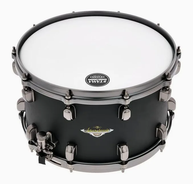 Tama 14"x08" Starcl. Maple Sn. FBK, vue de près, de face
