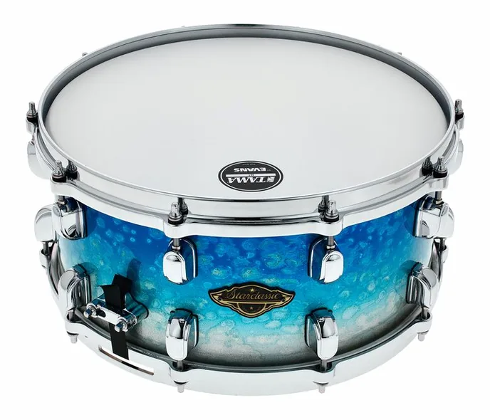Tama 14"x6,5" Starcl. Walnut/B. MBI, sur fond neutre