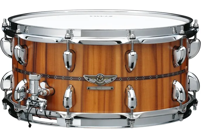 Tama 14"x6.5" Star Reserve Sn. SNT, vue de près, de face