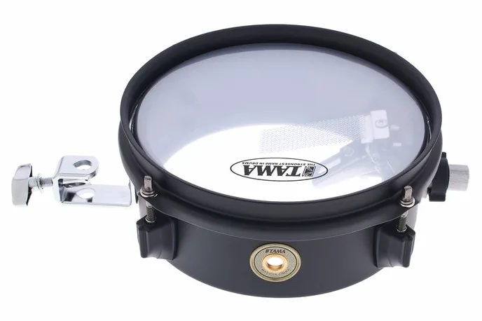 Tama 8"x3" Metalworks Effect Snare, vue de près, de face