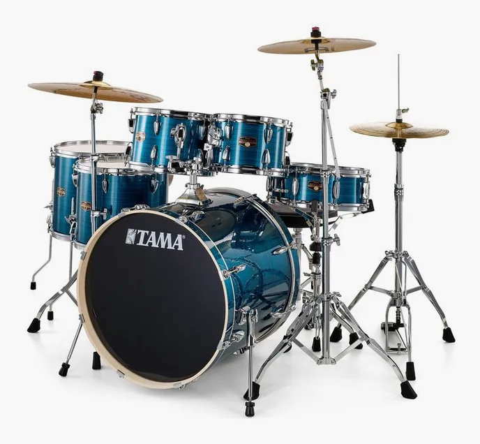 Tama Imperialstar 22" 6pcs -HLB, vue de près, de face