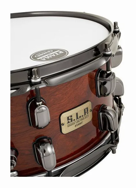 Tama LGB146-NQB Sound Lab Snare, sur fond neutre, photo 4