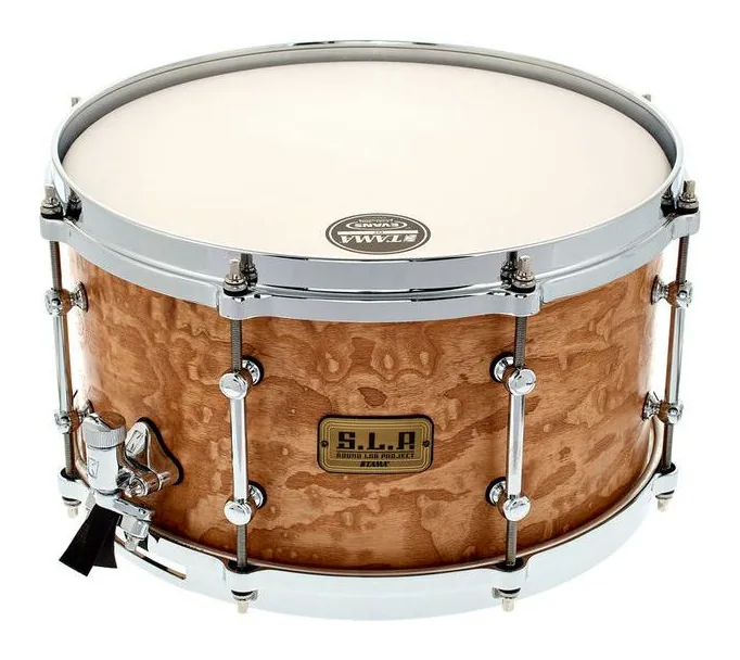 Tama LGM137-STA Sound Lab Snare, de face sur fond neutre