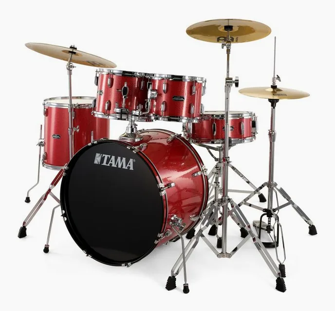 Tama Stagestar 22 5-pcs Plus CDS, de face sur fond neutre