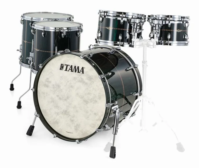 Tama STAR Drum Bubinga Set CDKG, vue de près, de face