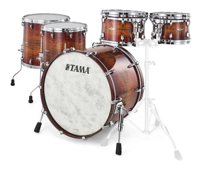 Tama STAR Drum Bubinga Set SAC, de face sur fond neutre