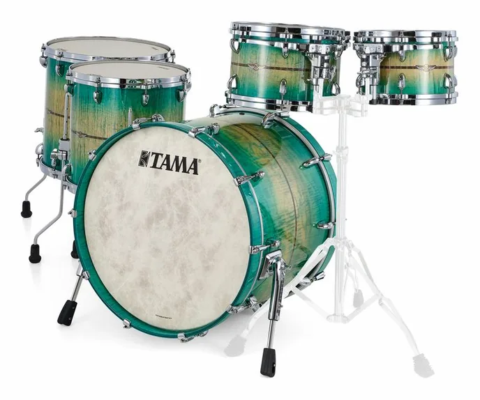 Tama STAR Drum Maple Set RECB, de face sur fond neutre