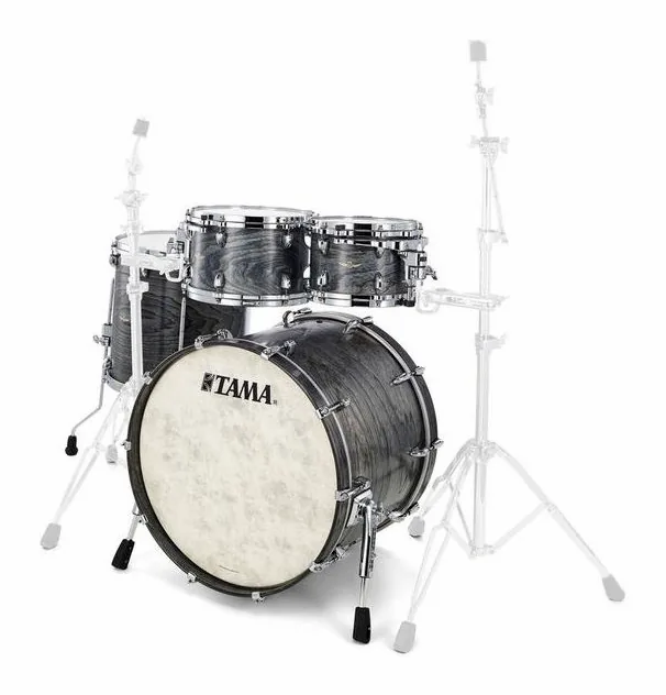 Tama STAR Drum Walnut Stand. ASCS, de face sur fond neutre