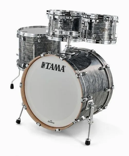 Tama Starcl. Walnut/Birch 4pcs -CCO, de face sur fond neutre