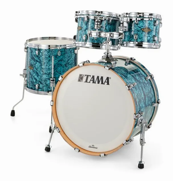 Tama Starcl. Walnut/Birch 4pcs -TQP, de face sur fond neutre