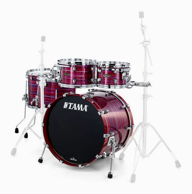 Tama Starcl. Walnut/Birch 5pcs -LPO, vue de près, de face