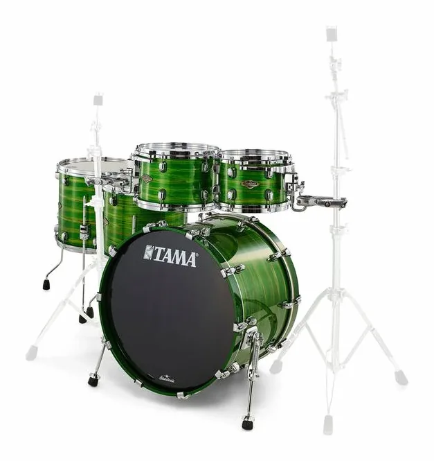 Tama Starcl. Walnut/Birch 5pcs -LSO, de face sur fond neutre