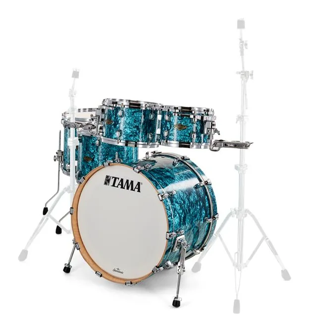 Tama Starcl. Walnut/Birch 5pcs -TQP, vue de près, de face