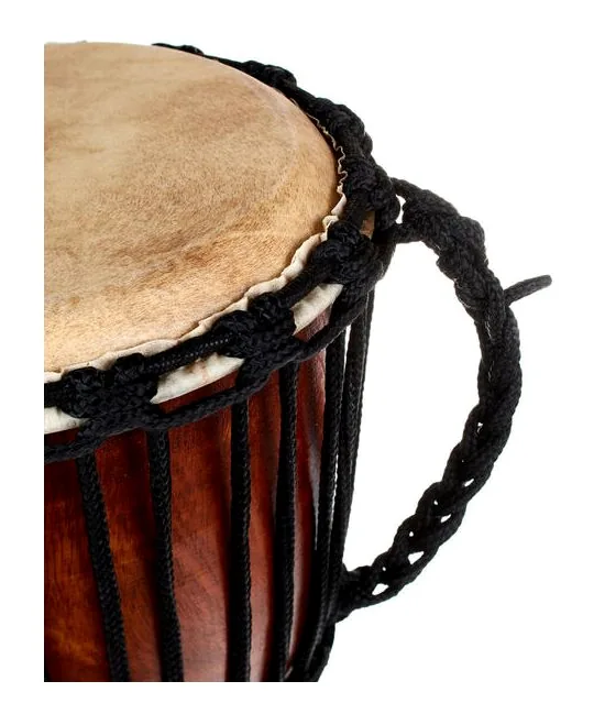 Terre Djembe Carved Dragon 40cm, vue de face, photo 3