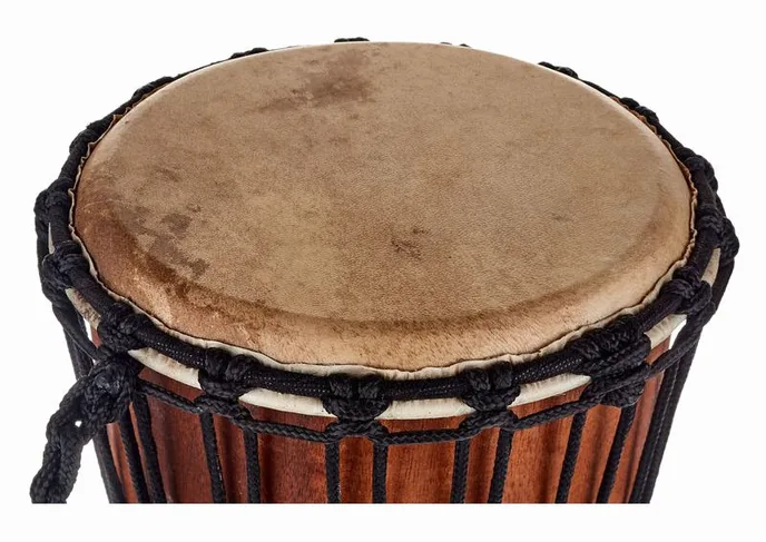 Terre Djembe Carved Ornament 50cm, vue de face, photo 4