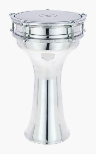 Thomann 7" Aluminium Darabuka, de face sur fond neutre