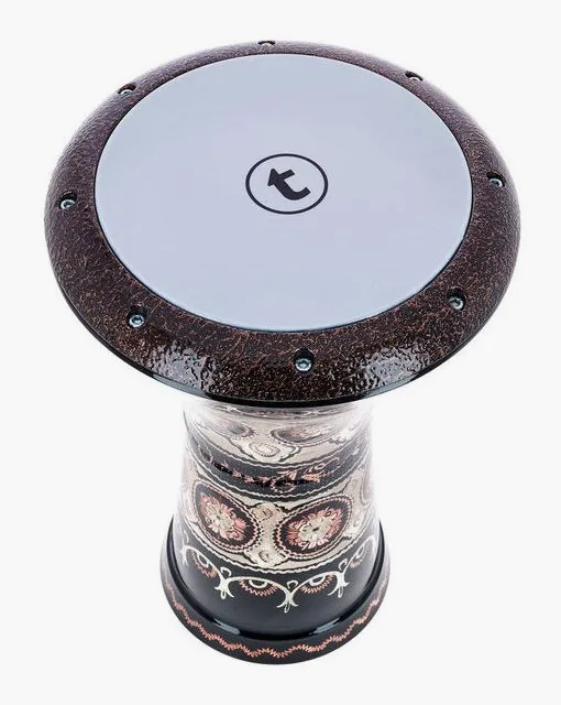 Thomann 8,5" Engraved Copper Doumbek, vue de près, photo 3