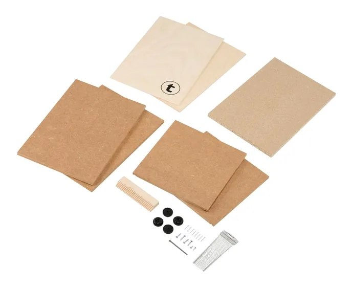 Thomann Cajon Construction Kit Junior, vue de près, de face