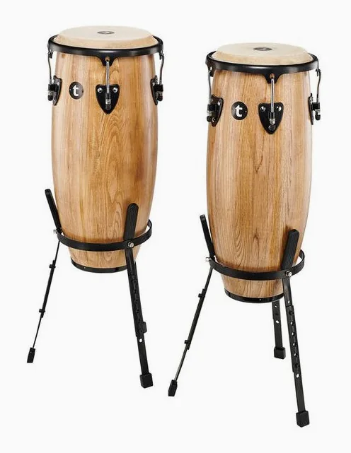 Thomann Dark Nature Conga Set, vue de près, de face